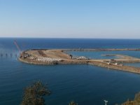 Rize-Artvin Havalimanı İnşaatında Yaklaşık 30 Milyon Tonluk Deniz Dolgusu Yapıldı
