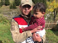 Artvin'de kaybolan çocuk 5 saat sonra bulundu