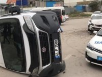 Otomobille Çarpışan İşçi Servisi Devrildi: 16 Yaralı