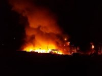 Bursa’da Geri Dönüşüm Fabrikasında Büyük Yangın