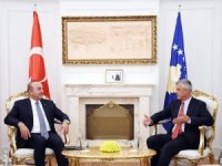 Çavuşoğlu Kosova Cumhurbaşkanı İle Görüştü