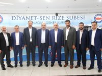 Diyanet-Sen Rize’de Recep Şafak Güven Tazeledi