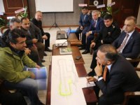 Vali Çeber Rize Havalimanı İnşaatı Hakkında Bilgi Aldı