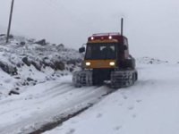 Rize’nin Yüksek Kesimlerinde Kar Yağışı Etkili Oldu