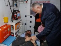 Aracını Durdurup Kazazedelerle İlgilendi