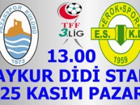 Pazarspor, Rize'de Esenler Erokspor'u Konuk Edecek