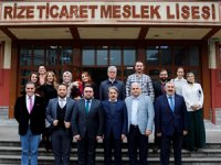 Rize Ticaret Borsası Heyeti Öğrencilere Deneyimlerini Anlattı