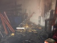 İzmit’te Demir Atölyesinde Yangın
