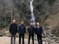 Vali Çeber Türkiye’nin En Yüksek Şelalesini İnceledi