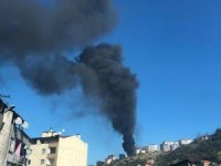 Korkutan Yangına İtfaiyeden Müdahale