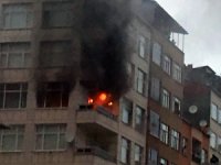 Rize’de Ev Yangını. 6 Kişi Dumandan Etkilendi
