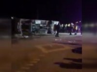 Taraftarları Taşıyan Otobüs Kaza Yaptı: 2 Ölü, 23 Yaralı
