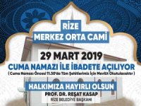 Timya Vadisi Orta Camii Mevlid-i Şerif ve Cuma Namazı ile İbadete Açılıyor