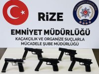 Rize'de Kaçak Silah Operasyonu