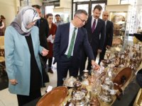 Vali Çeber, Güneysu Halk Eğitim Merkezinde İncelemelerde Bulundu