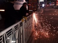 Rize’de 2 Caddedeki Ferforjeler Kaldırıldı