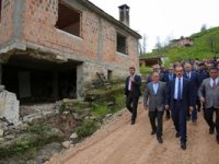 Ordu'da heyelan nedeniyle 6 ev tahliye edildi