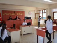 Rize’de Lisede Mahkeme Salonu Kuruldu