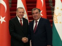 Cumhurbaşkanı Erdoğan, Tacikistan Cumhurbaşkanı Rahman İle Bir Araya Geldi