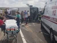 Tekirdağ’da Trafik Kazası: 18 Yaralı