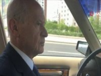 Bahçeli Antika Aracıyla Ankara Turu Attı
