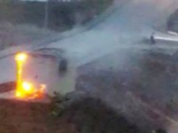 Trafo Bomba Gibi Patladı