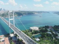 15 Temmuz Şehitler Köprüsü’nde Oluşan Trafik Yoğunluğu Havadan Görüntülendi