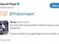 Pique, Trabzonspor’un Paylaşımını Beğendi