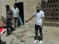 Suriye’den Atılan Roket Aileyi Çay İçerken Yakaladı