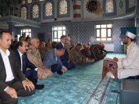 Bakan Soylu Sınırda Bayram Namazı Kıldı