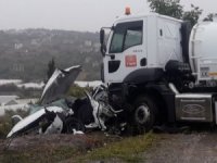Yalova’da Kontrolden Çıkan Vidanjör 3 Araca Çarptı: 5 Yaralı