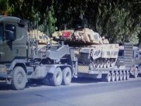 Hatay’da Sınır Birliklerine Tank Sevkiyatı Sürüyor