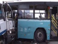 Ümraniye’de Vinç Özel Halk Otobüsüne Çarptı: 9 Yaralı