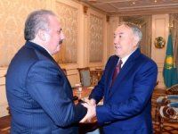 Tbmm Başkanı Şentop, Kazakistan Kurucu Cumhurbaşkanı Nazarbayev İle Görüştü