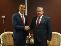 Tbmm Başkanı Şentop, Pab Başkanı Barron İle Görüştü