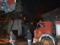 Karabük’te Kereste Fabrikasında Korkutan Yangın