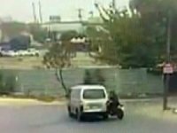 Aşırı Hız Sonucu Feci Kaza Kamerada: 1 Ağır Yaralı