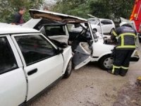 Ordu'da iki otomobil çarpıştı: 1 ölü, 2 yaralı
