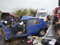 Tekirdağ’da Yağışla Gelen Feci Kazada 2 Kadın Öldü 3 Yaralı