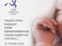 Bakan Koca’dan Prematüre Günü Paylaşımı