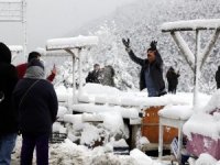 Zigana Dağı’nda Kar Kalınlığı 15 Santimetreyi Geçti