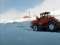 2 Bin 200 Rakımlı Eğribel Geçidi Kar Altında