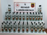 Rize'de Kaçak İçki Ele Geçirildi