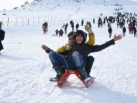 Güneydoğu’nun Tek Kayak Merkezi Karacadağ Doldu Taştı