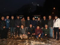 Rize’de Yağan Karda Kar-delen Ekibi Evinin Yolunu Unuttu!