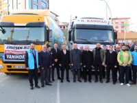 İDLİB İçin Yardım Tırları Rize'den Yola Çıktı