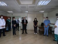 Rize’de 2 Sağlık Personeli Koronayı Yendi, Alkışlarla Görevlerine Döndü