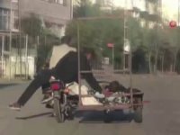 İstanbul’un Göbeğinde Pes Dedirten Yolculuk: Yatarak Seyahat Etti
