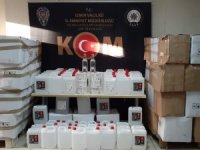 İzmir’de İki Ayrı Depoya Baskın: Yaklaşık 8 Ton Sahte Etil Alkol Ele Geçirildi
