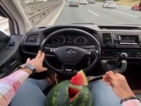 Karpuzlu Trafik Magandası Pes Dedirtti